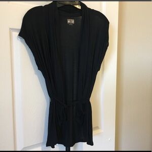 Converse One Star Draped Drapy Vest with Tie